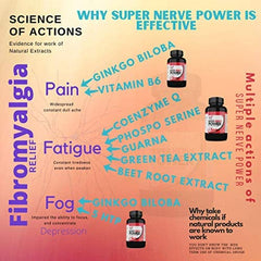 Fibromyalgia and Muscle Pain Relief Supplement, Helps to Muscle Pain and Healthy Chronic Pain Relief (60 Capsules) - Super Health Store