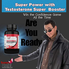 Testosterone Booster for Men *** Natural Testosterone Supplement for Men and Women to Increase Muscle Strength & Power | Reduction in Fatigue | Super Male Power - Super Health Store