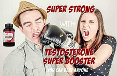 Testosterone Booster for Men *** Natural Testosterone Supplement for Men and Women to Increase Muscle Strength & Power | Reduction in Fatigue | Super Male Power - Super Health Store