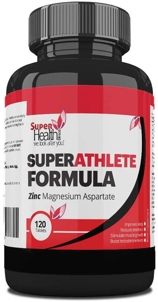 Super Athlete ZMA Zinc Magnesium B6 Power Performance for Athletes and Sportsman or Women - Super Health Store