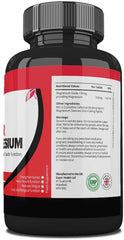 Super Magnesium High Dose of Elemental Magnesium Reduce tiredness and fatigue Improves nervous system functioning 60 capsules - Super Health Store