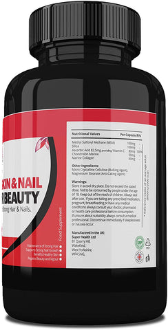 Hair Nail and Skin Vitamins ** Biotin Hair Growth Supplement ** Hair Loss Supplement and DHT Blocker - Super Health Store